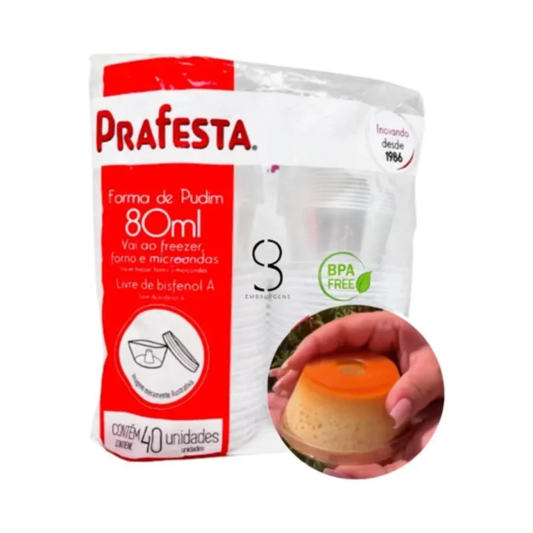 FORMA DESCARTÁVEL PARA PUDIM QUE VAI AO FORNO
